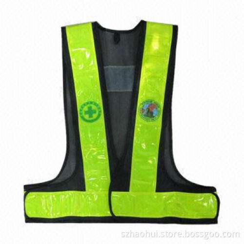 Safety Vest with Reflective Band